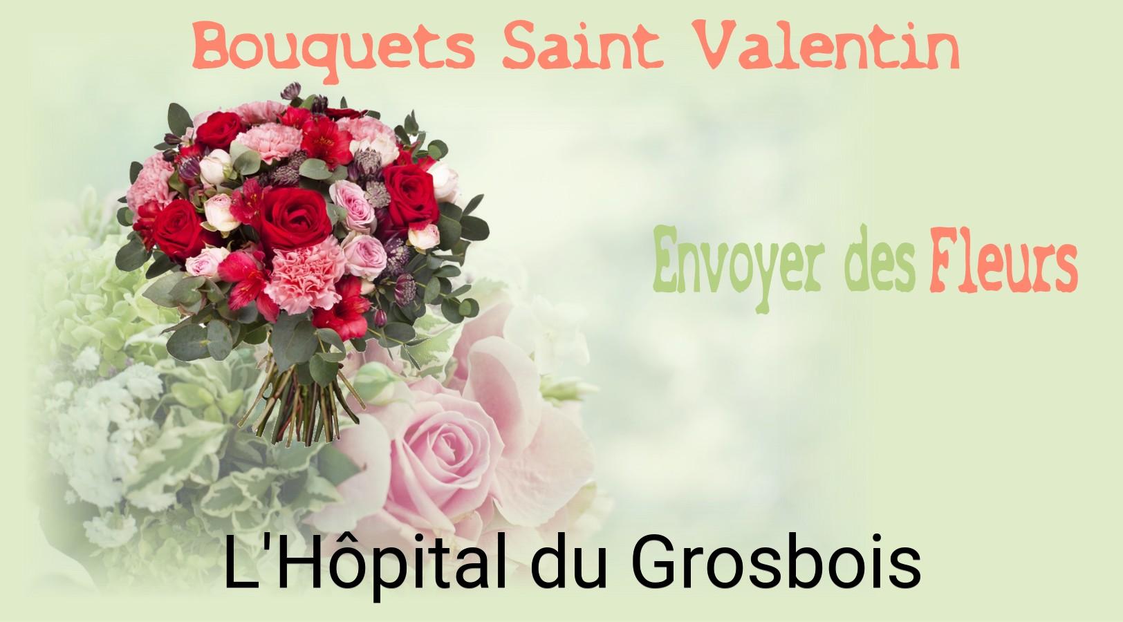 Roses de Saint-Valentin livrées à L'Hôpital-du-Grosbois